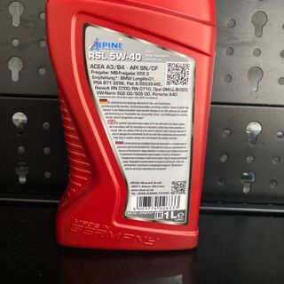 HỚT ALPINE RSL 5W40 LA NHẬP KHẨU GERMANY ( ĐỨC ) DÀNH CHO XE TAY GA