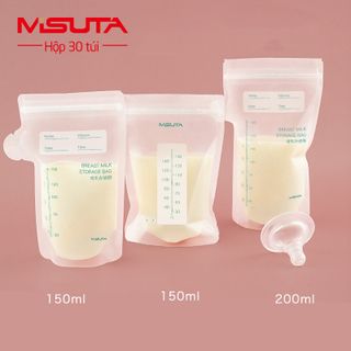 Túi trữ sữa mẹ Misuta hộp 30 túi 200ml giá sỉ