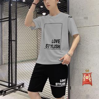 Set Bộ Thể Thao Nam In Chữ Love Thời Trang