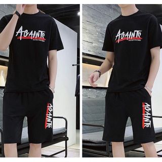 Set Bộ Thể Thao Nam In Chữ Màu Lạ Hot