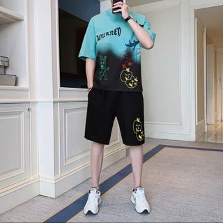 Set Bộ Nam Thời Trang Phối Hai Màu Cực Ngầu