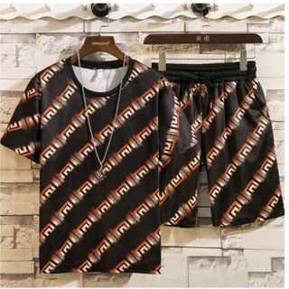Set Bộ Nam In Viền Chéo Sang Trọng Cực Hot