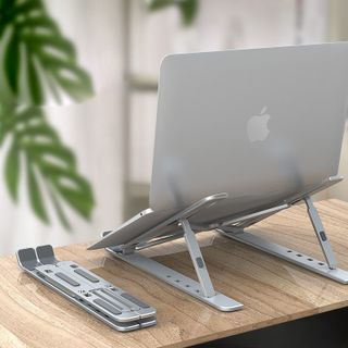 [Hồ Chí Minh] Giá Đỡ Máy Tính Macbook, Laptop, Ipad Nhôm Thu Gọn Tiện Lợi