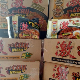 Mì Cay Nissin Thùng 6 lốc / 30 gói