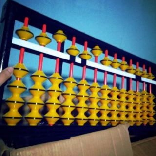 Bàn tính gảy soroban 13 CỘT cao cấp cho GIÁO VIÊN 70 cm*30 cm*5 cm