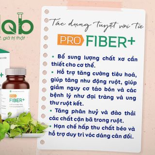 PRO FIBER + – Giúp bổ sung chất xơ, hỗ trợ tăng cường tiêu hoá