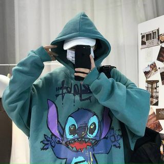 Áo hoodie in hoạt hình thời trang cá tính