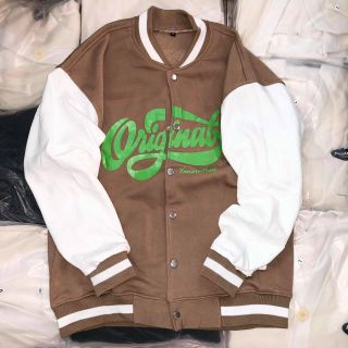 Áo Khoác Bomber Nỉ Ogirinal KNN11( Xanh , nâu)