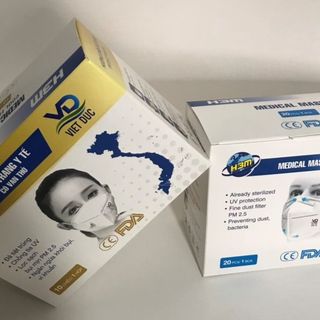Khẩu trang Y tế VN95 (FFP2 CE)-Việt Đức