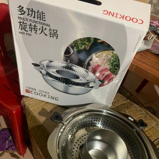 chảo lẩu xoay