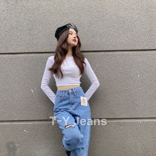Quần Jeans BAGGY ms164-163 vải cotton mềm from chuẩn,đổi trả cho nhà sản xuất trong vòng 3 tháng.
