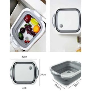 BỘ CHẬU THỚT GẤP GỌN ĐA NĂNG