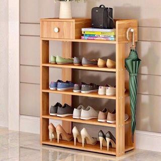 KỆ GIÀY - TỦ GIÀY GỖ 5 TẦNG CÓ NGĂN KÉO
