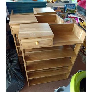 KỆ GIÀY - TỦ GIÀY GỖ 5 TẦNG CÓ NGĂN KÉO