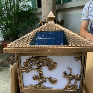 Đèn trụ cổng con hạt