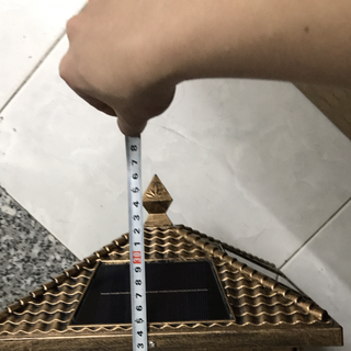 Đèn trụ cổng con hạt