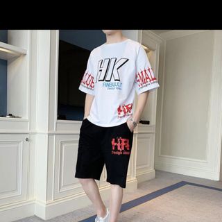 Set Bộ Thể Thao Nam In Chữ HK Bảng To Cực Hot