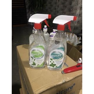 Nước rửa tay khô hương tự nhiên hapicare vòi xịt 500ml