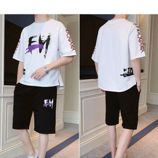 Set Bộ Thể Thao Nam In FM Thời Trang Năng Động