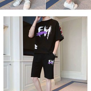 Set Bộ Thể Thao Nam In FM Thời Trang Năng Động