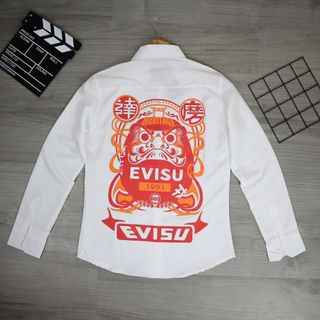 ÁO SƠ MI NAM NỮ TAY DÀI EVISU