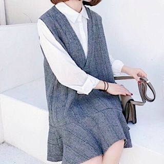 ĐẦM KẺ PHỐI XÁM TAY DÀI