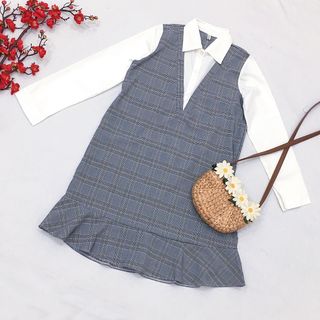 ĐẦM KẺ PHỐI XÁM TAY DÀI