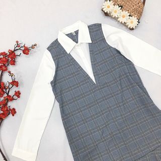 ĐẦM KẺ PHỐI XÁM TAY DÀI