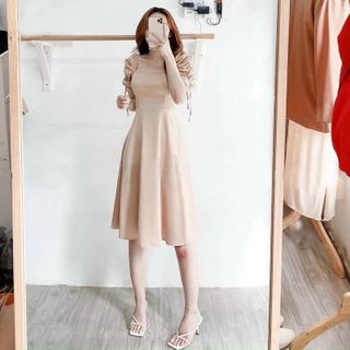 ĐẦM KEM TAY RÚT