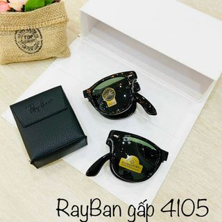 mắt kính Nam RB gấp có box như hình kèm theo tròng kính thủy tinh cường lực chịu va đập