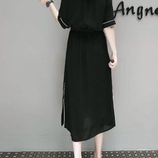 ĐẦM ĐEN VIỀN TRẮNG CỔ TRỤ