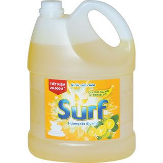 NƯỚC RỬA CHÉN HƯƠNG TẮC 4KG SURF