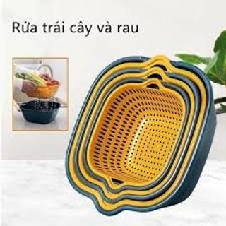 Bộ thau rổ 8 món giá sỉ