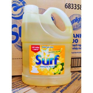 NƯỚC RỬA CHÉN HƯƠNG TẮC 4KG SURF