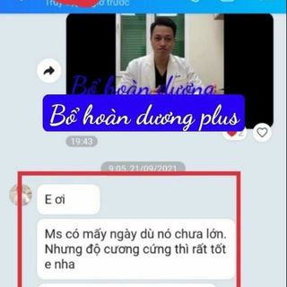 Bổ Hoàn Dương Plus Hộp 50 Viên Chính Hãng- Chữa Yếu Sinh Lý- Tăng Size Cậu Nhỏ An Toàn Hiệu Quả