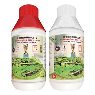 Dung Dịch Thủy Canh Cho Rau Ăn Lá Hydroumat V Group A và Group B (500ml/Chai) - Dinh Dưỡng Dùng Để Trồng Rau Ăn Lá. giá sỉ