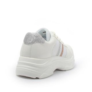 GIÀY SNEAKER NỮ ĐẾ ĐỘN QUAI DÙ PHỐI SỌC KIM TUYẾN Miễn phí Ship