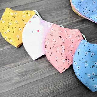 Khẩu trang vải dày 3 lớp chống nắng, hỗ trợ phòng ngừa dịch bệnh