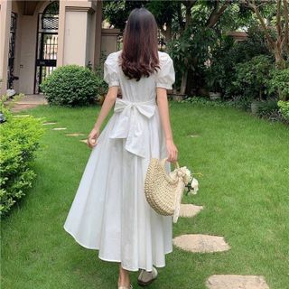 ĐẦM LỆCH TÀ CHÉO EO 3 MÀU