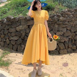 ĐẦM LỆCH TÀ CHÉO EO 3 MÀU