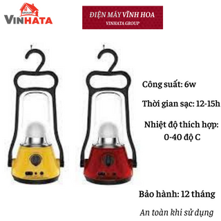 Đèn sạc tích điện SUNMAX SLE2002 Đỏ- vàng giá tốt chính hãng giá sỉ