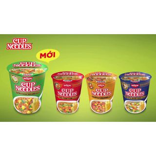 1 Thùng 24 Ly Mì Cup Noodles Nissin 67g/ly đến 74g/ly nhập khẩu Thái Lan giá sỉ