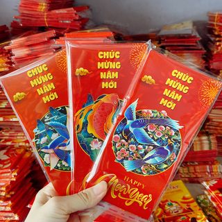 Bao lì xì được chọn mẫu