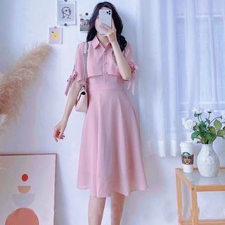 ĐẦM HỒNG GIẢ SET