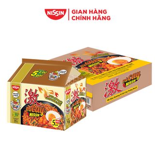 1 Thùng Nissin 6 lốc mì Xào 3 Vị Gà cay Phô Mai, Gà Cay Trứng Muối, Gà Cay, Súp Hàn