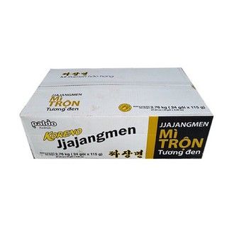 THÙNG 24 GÓI MÌ TRỘN TƯƠNG ĐEN KORENO JJAJANGMEN PALDO Gói 115g - Bao Ngon