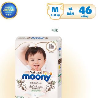 Bỉm Moony Natural hàng nội địa nhật