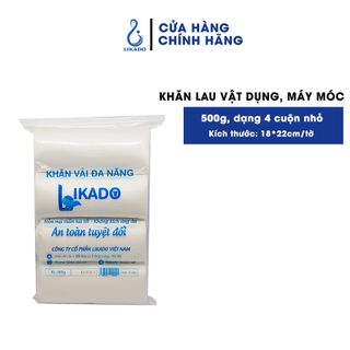 Khăn vải khô đa năng cho bé Likado cuộn nhỏ kích thước 18 x 20 giá sỉ