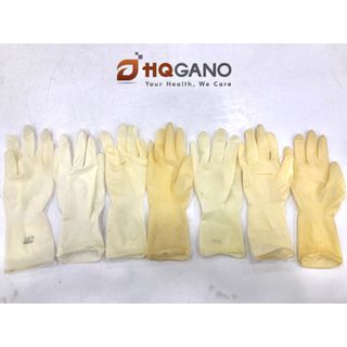 [HQGANO] 750đ/cái Găng Tay Latex 29cm Malaysia Dày - Dai - Chắc dùng cho sản xuất, làm vườn. Không dùng cho y tế