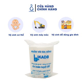 Khăn giấy khô đa năng likado cuộn lớn kích thước 18 x 20